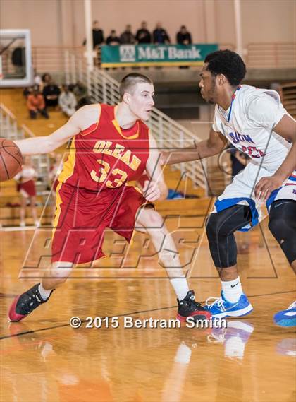Thumbnail 1 in Williamsville South vs. Olean (Section 6 Class A Final) photogallery.