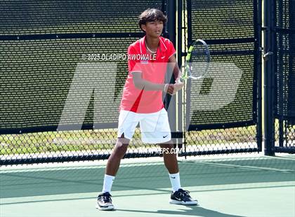 Thumbnail 2 in Corsicana vs Centennial (UIL 5A Team Tennis Regional Playoff) photogallery.