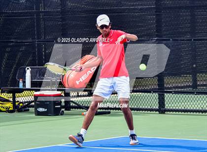 Thumbnail 3 in Corsicana vs Centennial (UIL 5A Team Tennis Regional Playoff) photogallery.
