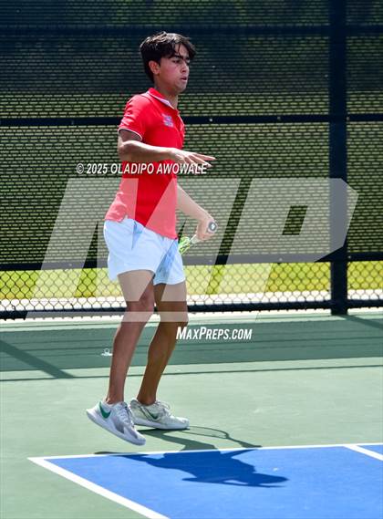 Thumbnail 2 in Corsicana vs Centennial (UIL 5A Team Tennis Regional Playoff) photogallery.