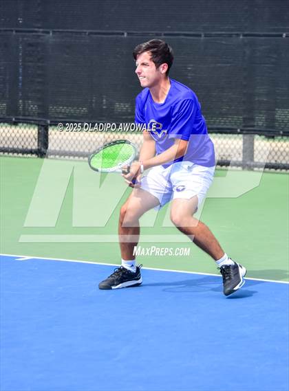Thumbnail 2 in Corsicana vs Centennial (UIL 5A Team Tennis Regional Playoff) photogallery.