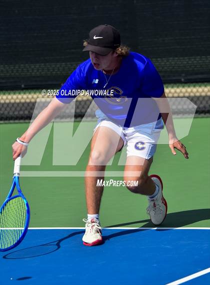 Thumbnail 3 in Corsicana vs Centennial (UIL 5A Team Tennis Regional Playoff) photogallery.