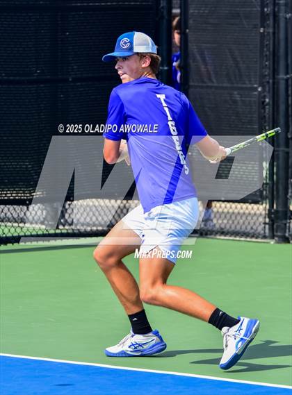 Thumbnail 2 in Corsicana vs Centennial (UIL 5A Team Tennis Regional Playoff) photogallery.