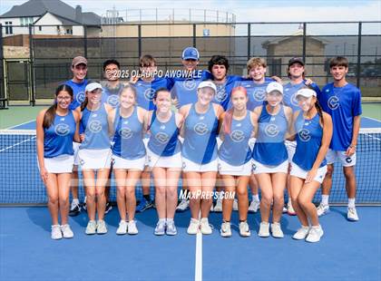 Thumbnail 2 in Corsicana vs Centennial (UIL 5A Team Tennis Regional Playoff) photogallery.