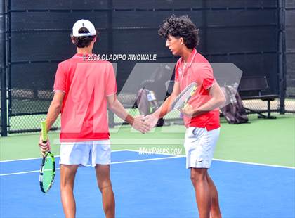 Thumbnail 3 in Corsicana vs Centennial (UIL 5A Team Tennis Regional Playoff) photogallery.