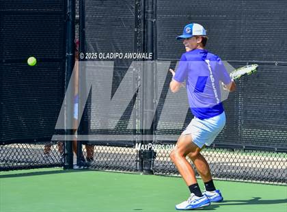 Thumbnail 2 in Corsicana vs Centennial (UIL 5A Team Tennis Regional Playoff) photogallery.