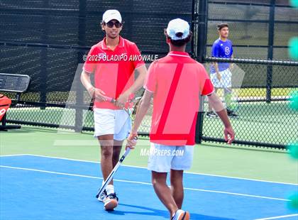 Thumbnail 3 in Corsicana vs Centennial (UIL 5A Team Tennis Regional Playoff) photogallery.