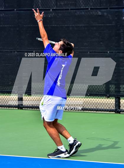 Thumbnail 3 in Corsicana vs Centennial (UIL 5A Team Tennis Regional Playoff) photogallery.