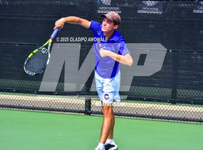 Thumbnail 2 in Corsicana vs Centennial (UIL 5A Team Tennis Regional Playoff) photogallery.