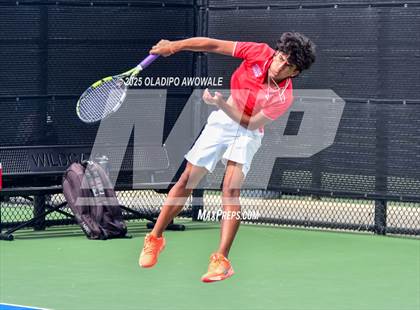 Thumbnail 3 in Corsicana vs Centennial (UIL 5A Team Tennis Regional Playoff) photogallery.