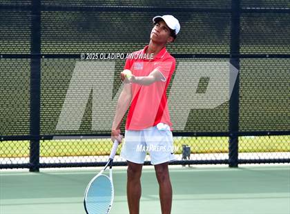 Thumbnail 3 in Corsicana vs Centennial (UIL 5A Team Tennis Regional Playoff) photogallery.