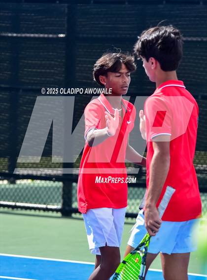Thumbnail 3 in Corsicana vs Centennial (UIL 5A Team Tennis Regional Playoff) photogallery.
