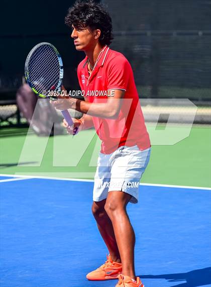 Thumbnail 2 in Corsicana vs Centennial (UIL 5A Team Tennis Regional Playoff) photogallery.