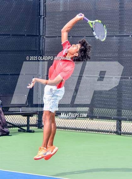 Thumbnail 2 in Corsicana vs Centennial (UIL 5A Team Tennis Regional Playoff) photogallery.