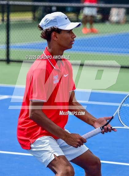 Thumbnail 2 in Corsicana vs Centennial (UIL 5A Team Tennis Regional Playoff) photogallery.