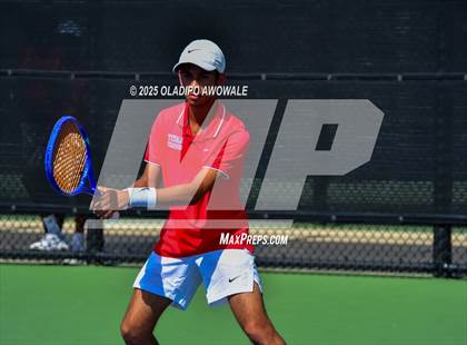 Thumbnail 3 in Corsicana vs Centennial (UIL 5A Team Tennis Regional Playoff) photogallery.
