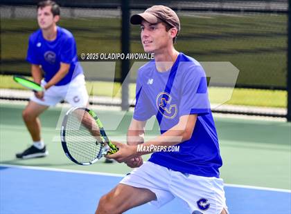 Thumbnail 3 in Corsicana vs Centennial (UIL 5A Team Tennis Regional Playoff) photogallery.