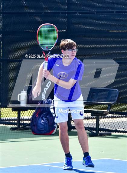 Thumbnail 3 in Corsicana vs Centennial (UIL 5A Team Tennis Regional Playoff) photogallery.