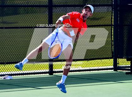 Thumbnail 3 in Corsicana vs Centennial (UIL 5A Team Tennis Regional Playoff) photogallery.