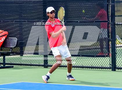 Thumbnail 2 in Corsicana vs Centennial (UIL 5A Team Tennis Regional Playoff) photogallery.