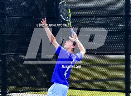 Thumbnail 2 in Corsicana vs Centennial (UIL 5A Team Tennis Regional Playoff) photogallery.