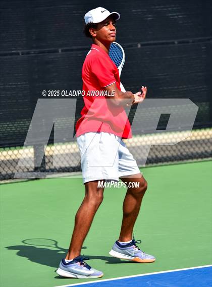 Thumbnail 3 in Corsicana vs Centennial (UIL 5A Team Tennis Regional Playoff) photogallery.