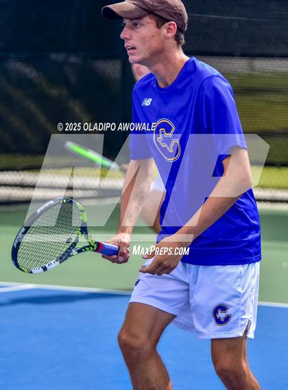 Thumbnail 1 in Corsicana vs Centennial (UIL 5A Team Tennis Regional Playoff) photogallery.