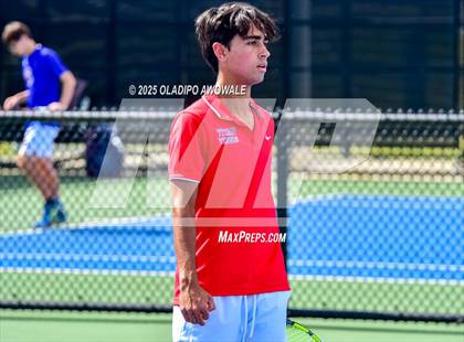 Thumbnail 3 in Corsicana vs Centennial (UIL 5A Team Tennis Regional Playoff) photogallery.