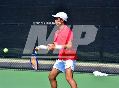 Thumbnail 2 in Corsicana vs Centennial (UIL 5A Team Tennis Regional Playoff) photogallery.