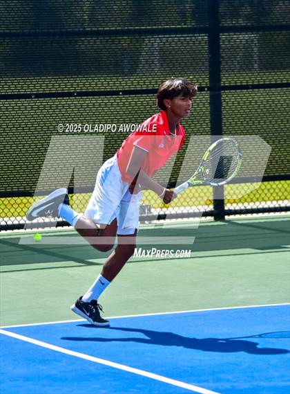 Thumbnail 1 in Corsicana vs Centennial (UIL 5A Team Tennis Regional Playoff) photogallery.