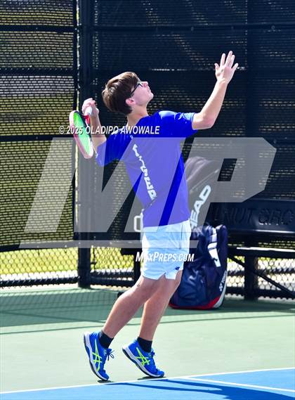 Thumbnail 1 in Corsicana vs Centennial (UIL 5A Team Tennis Regional Playoff) photogallery.