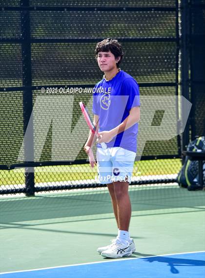 Thumbnail 1 in Corsicana vs Centennial (UIL 5A Team Tennis Regional Playoff) photogallery.