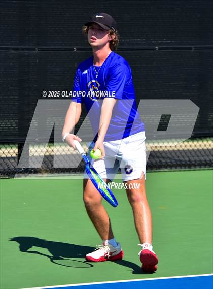 Thumbnail 2 in Corsicana vs Centennial (UIL 5A Team Tennis Regional Playoff) photogallery.