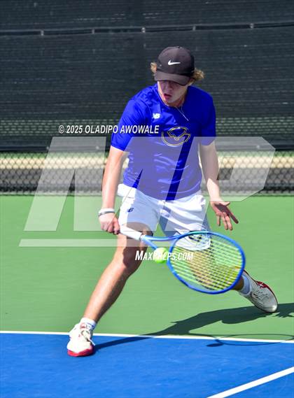 Thumbnail 2 in Corsicana vs Centennial (UIL 5A Team Tennis Regional Playoff) photogallery.