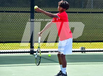 Thumbnail 1 in Corsicana vs Centennial (UIL 5A Team Tennis Regional Playoff) photogallery.