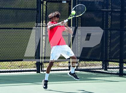 Thumbnail 2 in Corsicana vs Centennial (UIL 5A Team Tennis Regional Playoff) photogallery.