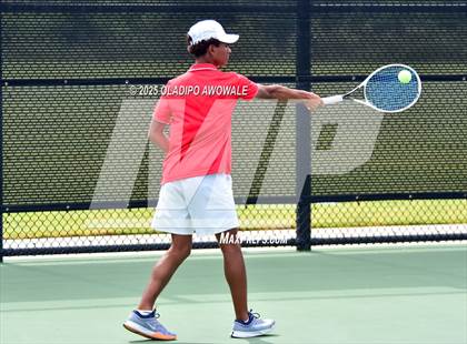 Thumbnail 3 in Corsicana vs Centennial (UIL 5A Team Tennis Regional Playoff) photogallery.
