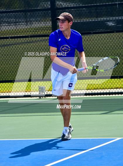 Thumbnail 3 in Corsicana vs Centennial (UIL 5A Team Tennis Regional Playoff) photogallery.
