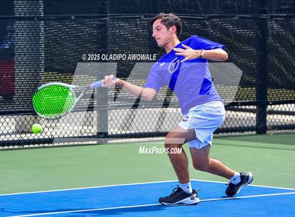 Thumbnail 2 in Corsicana vs Centennial (UIL 5A Team Tennis Regional Playoff) photogallery.