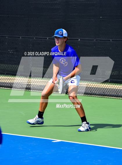 Thumbnail 2 in Corsicana vs Centennial (UIL 5A Team Tennis Regional Playoff) photogallery.