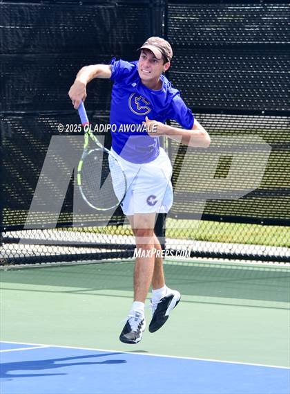 Thumbnail 3 in Corsicana vs Centennial (UIL 5A Team Tennis Regional Playoff) photogallery.
