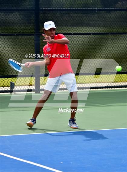 Thumbnail 3 in Corsicana vs Centennial (UIL 5A Team Tennis Regional Playoff) photogallery.