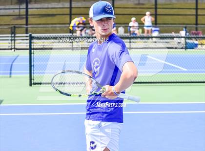 Thumbnail 1 in Corsicana vs Centennial (UIL 5A Team Tennis Regional Playoff) photogallery.