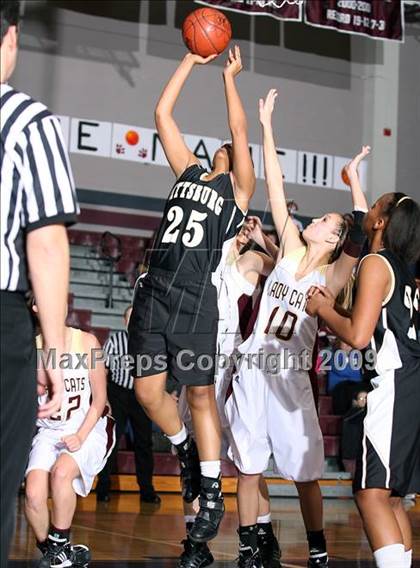 Thumbnail 1 in Pittsburg vs Whitesboro (Sherman Holiday Tournament) photogallery.