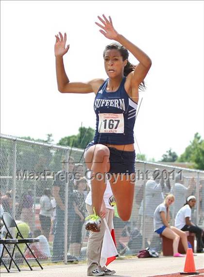 Thumbnail 1 in NYSPHSAA Track & Field Championships (Girls Triple Jump) photogallery.
