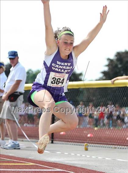 Thumbnail 1 in NYSPHSAA Track & Field Championships (Girls Triple Jump) photogallery.