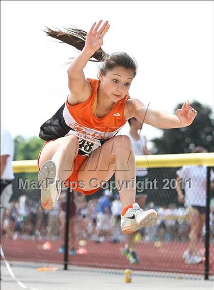 Thumbnail 1 in NYSPHSAA Track & Field Championships (Girls Triple Jump) photogallery.