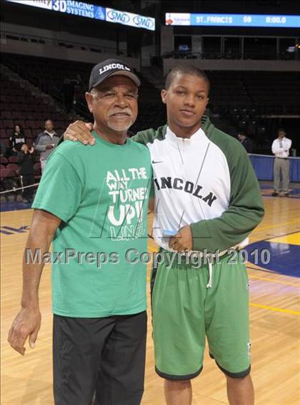 Thumbnail 3 in Lincoln vs. St. Francis (CIF State D2 Award Photos) photogallery.