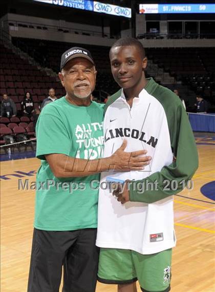 Thumbnail 1 in Lincoln vs. St. Francis (CIF State D2 Award Photos) photogallery.