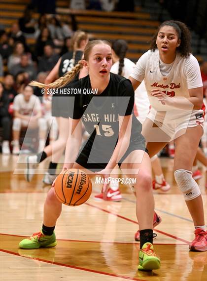 Thumbnail 3 in Sage Hill @ Mater Dei (CIF-SS Open Division Playoffs) photogallery.